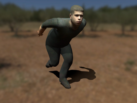  里达西迪本阿里火影忍者跑3d模型 