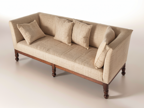 雕塑摆件动物设备家具小品su模型