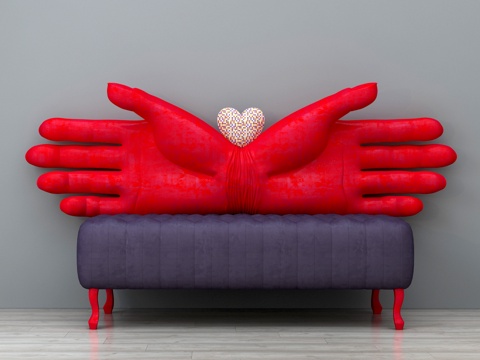  懒人沙发 贵妃椅 单人沙人 个性沙发 布艺沙发 时尚椅子3d模型 