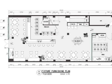 酒吧 KTV会所 最新平面施工图设计cad施工图