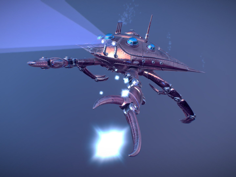  机械螃蟹3d模型 