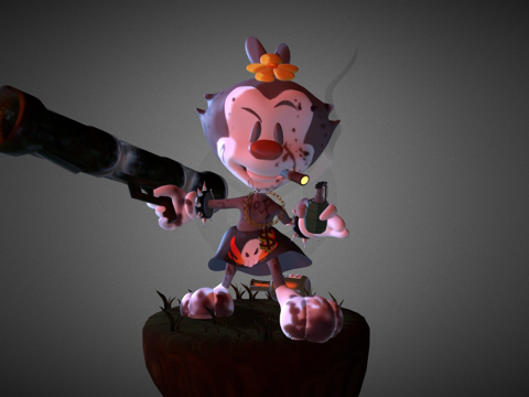  多特华纳疯狂3d模型 