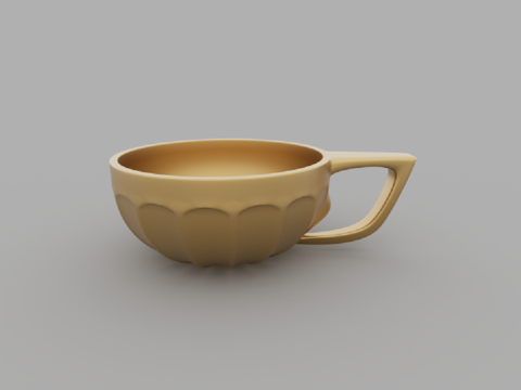  现代风格杯子3d模型 