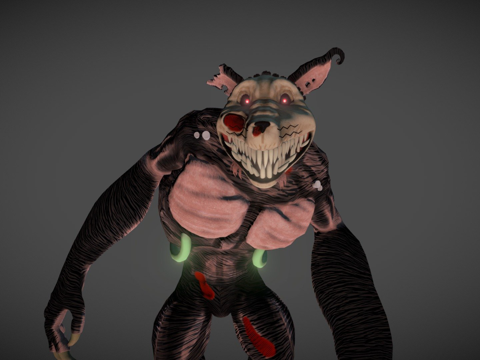  终端项目怪物哈维尔A里维拉3d模型 