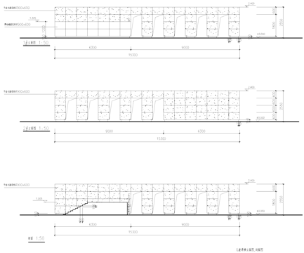 儿童石材滑梯剖立面CAD施工图cad施工图