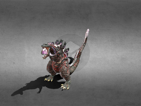  新哥斯拉3d模型 