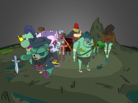  卡牌战争王国沼泽生物3d模型 