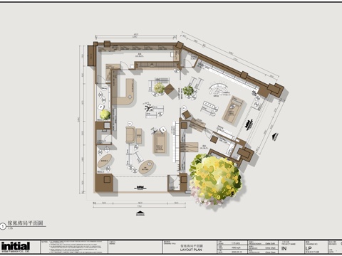 IN服装男装女装专卖店cad施工图