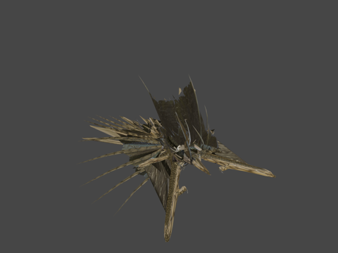  大双翼雷兽3d模型 