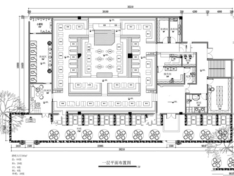 酒吧 KTV会所 最新平面施工图设计cad施工图