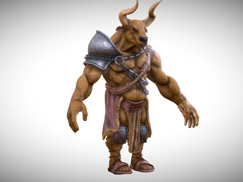  米诺陶洛斯3d模型 