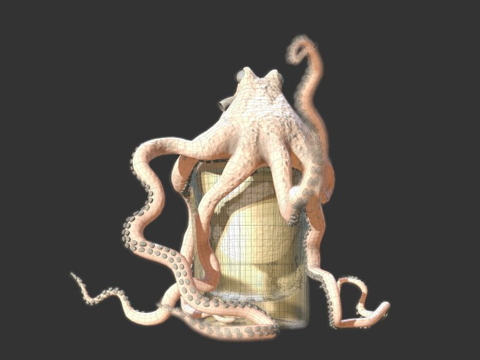  章鱼作品23d模型 