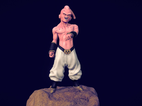  魔人布欧3d模型 