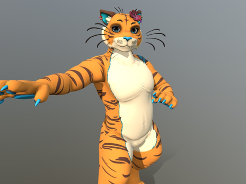  魔界虎兽迷3d模型3d模型 