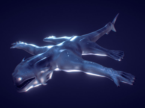  星球大战竞赛2015桑多水怪制作中3d模型 