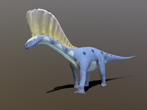  极光龙写实3d模型 