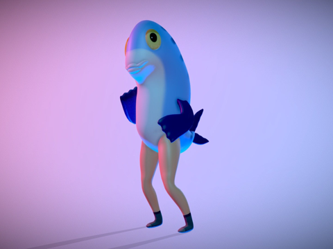  莫哈拉扭臀3d模型 