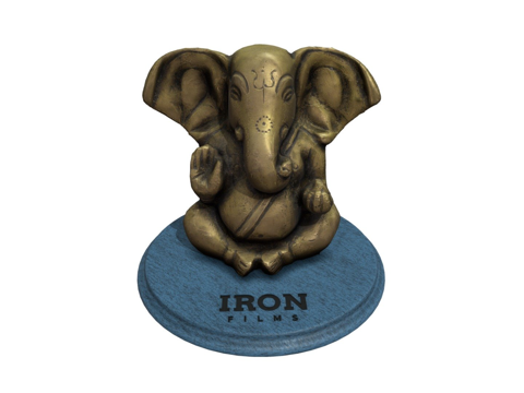  青铜大象雕塑3d模型 