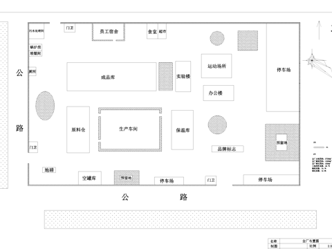 果蔬罐头食品工厂生产车间CAD施工图集cad施工图
