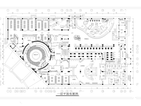 高档足浴会所 最新平面施工图合集cad施工图