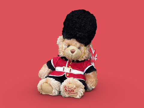  女王卫队泰迪熊3d模型 