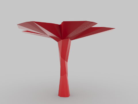  现代风格雕塑3d模型 