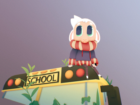  米拉恐怖嬉皮士委托3d模型 