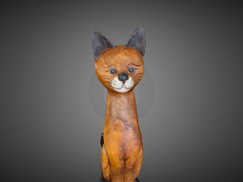  木猫3d模型 
