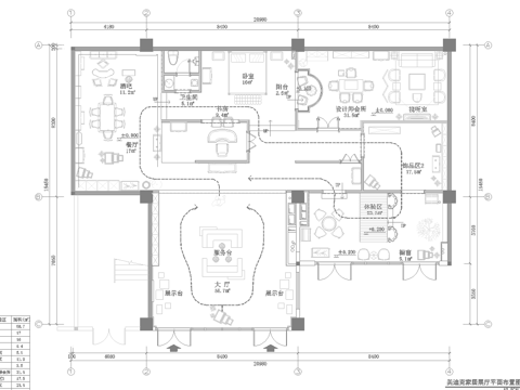 全屋定制家具展厅 最新全套施工图设计cad施工图