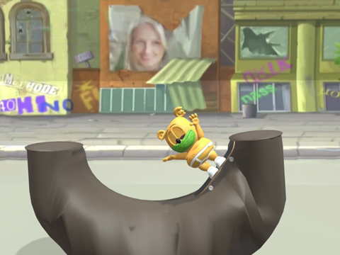  滑板跳跃3d模型 