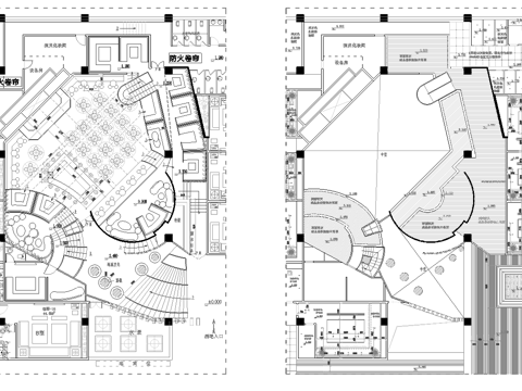 高档KTV酒吧  最新全套施工图设计cad施工图