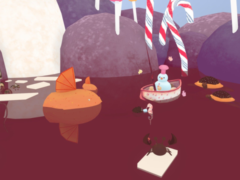  可可钓鱼3d模型 