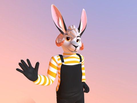  拉维虚拟形象3d模型 