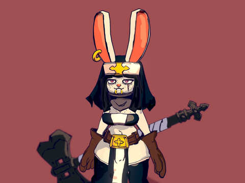  布兰卡野蛮兔设计者UriVAr3d模型 