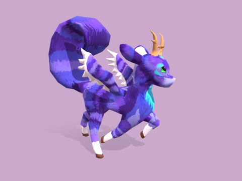  幻想动物3d模型 