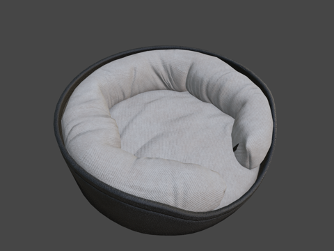  宠物床3d模型 