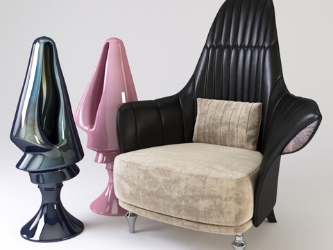  Wunjo品牌Visionnaire扶手椅3d模型 