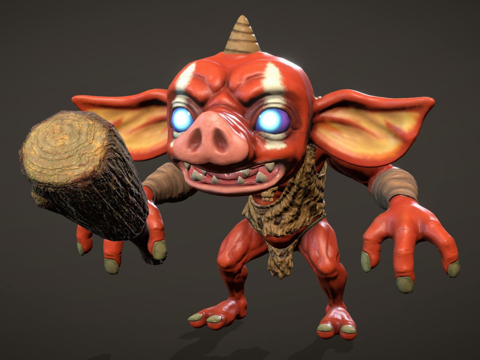  波克布林3d模型 