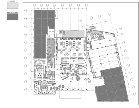 高档西餐厅 最新全套施工图设计cad施工图