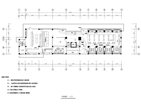 西餐厅室内装饰CAD施工图集cad施工图