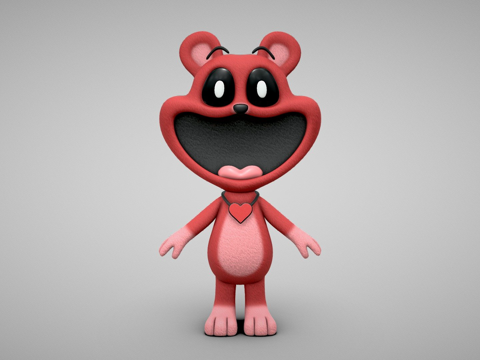  抱抱熊波比玩具时间3d模型 