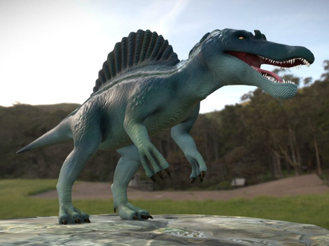  埃及棘龙3d模型 