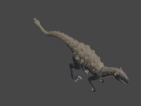  恐龙混种3d模型 