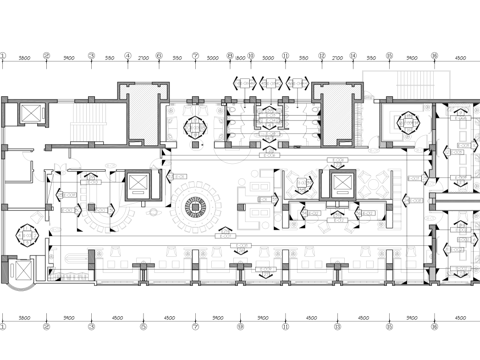 高档酒吧 最新全套施工图设计cad施工图