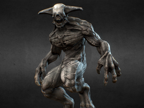  恶魔生物 v23d模型 