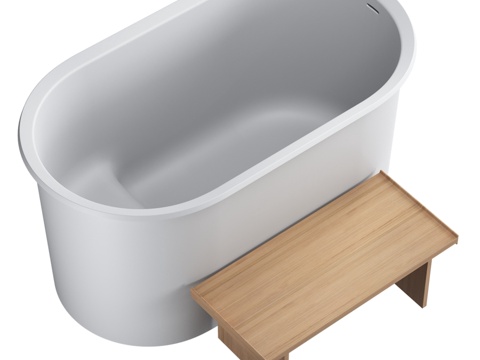  现代浴缸3d模型 