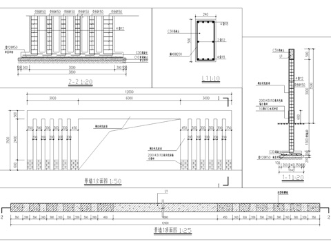 新中式月洞门景墙CAD施工图集cad施工图