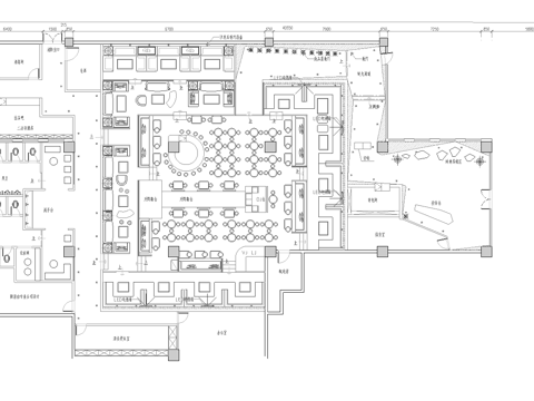 复古酒吧 最新全套施工图设计cad施工图
