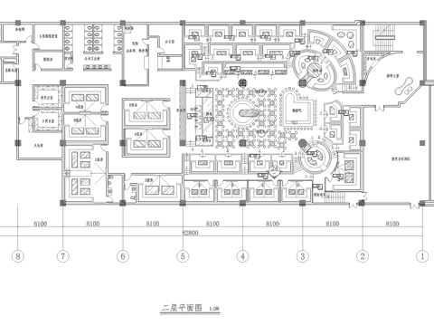 高档时尚KTV酒吧 最新全套施工图设计cad施工图
