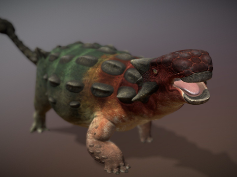  甲龙马格尼文特里斯3d模型 